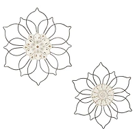 Black Traditional Metal Wall Décor Set