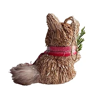 5" Sisal Fox Natural Ornament by Ashland®