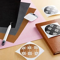 9 Packs: 3 ct. (27 total) Cricut® Premium Vinyl Sampler Classics True Brushed