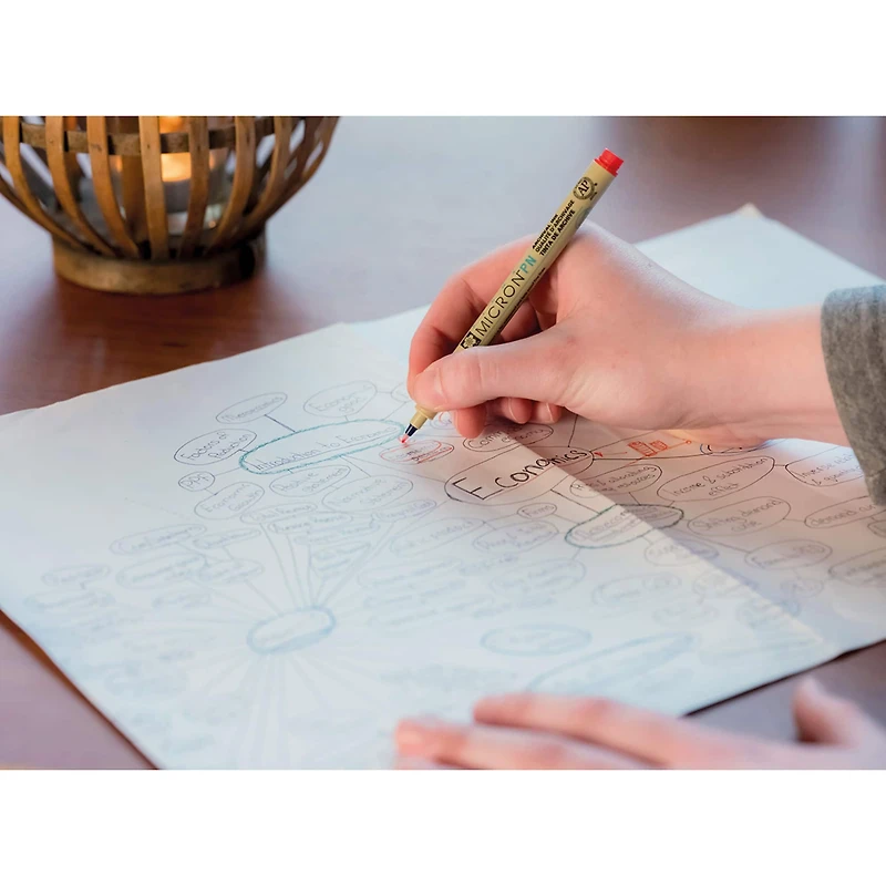 Pigma® Micron™ PN Durable Plastic Nib Pen 6 Color Set