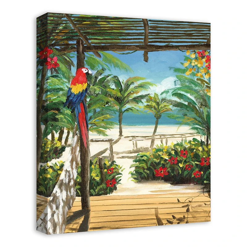 Tropical Porch 16" x 20" Canvas Wall Art