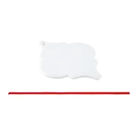 4" Arabesque Ceramic Sublimation Ornaments, 3ct. by Make Market®