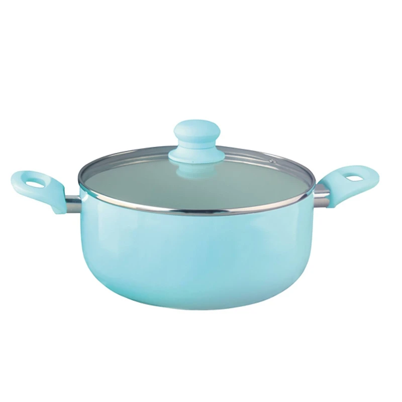 Brentwood Blue 7-Piece Aluminum Non-Stick Cookware Set
