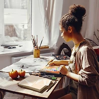 Arteza 19 Piece Abstract Wood Painting Kit