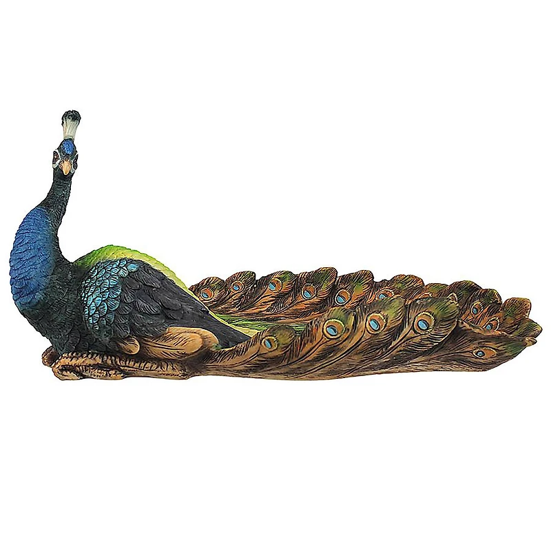 Design Toscano® 12" The Pleasing Peacock Sculptural Dish