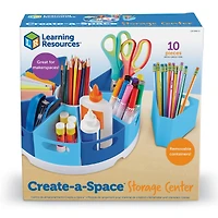 Learning Resources Create-A-Space Blue Storage Center