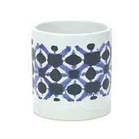 Abstract Tie-Dye Print Ceramic Pot Set