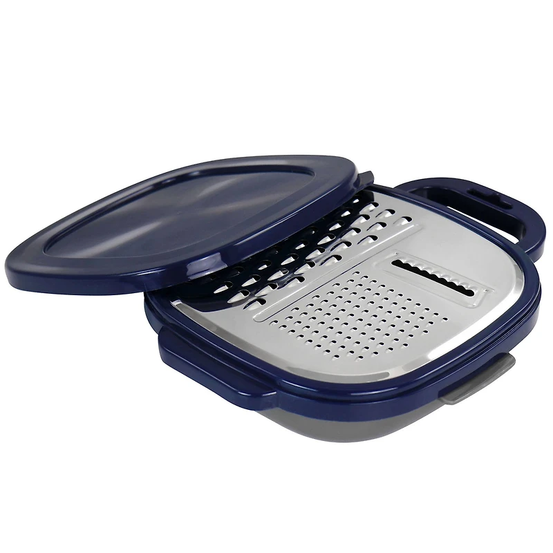 Oster® Bluemarine Navy Flat Grater & Container Set