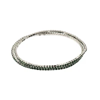 Crystal Lane DIY Silver & Emerald Rhinestones Bracelets, 2ct.
