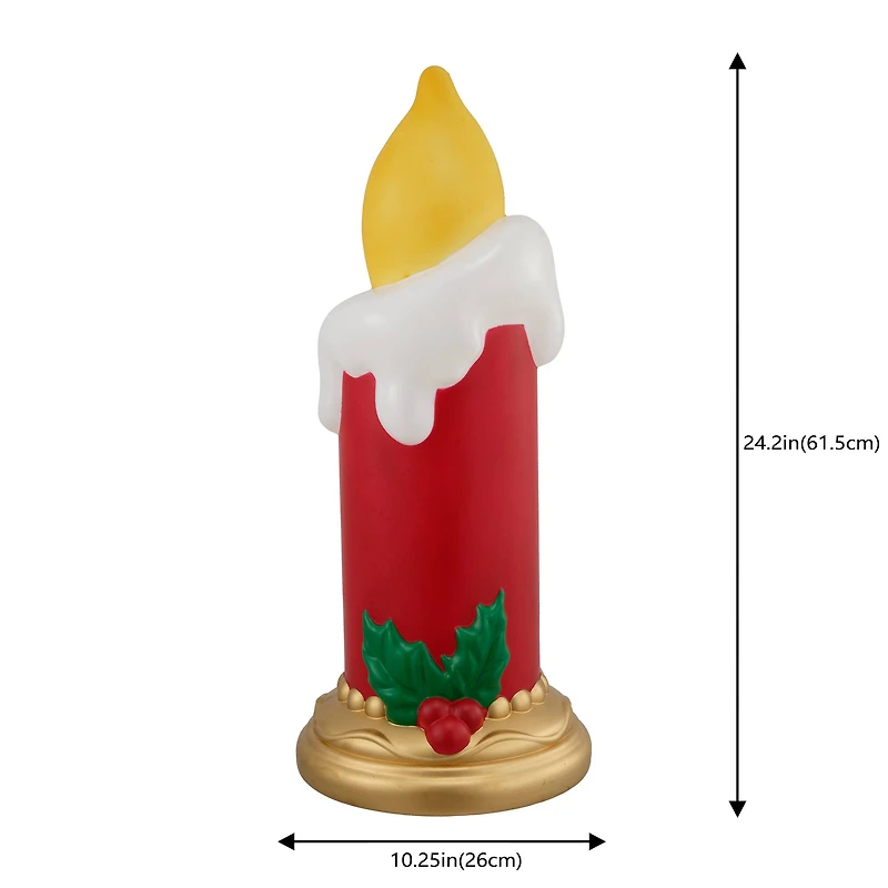 24" Lighted Candle Blow Mold by Ashland®