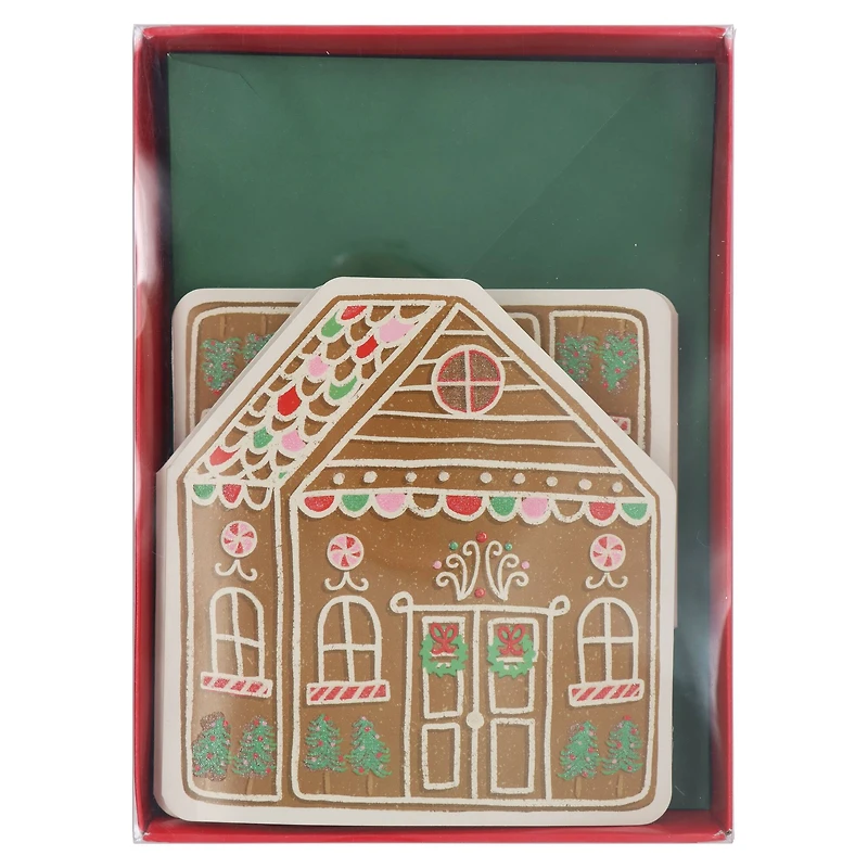 Glitter Gingerbread House Card & Envelope Set by Recollections™