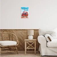 Stupell Industries Welcome Friends Americana Pickup Truck Wall Plaque Art