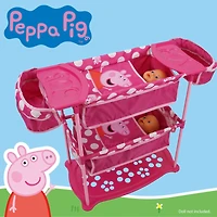 509 Crew Peppa Pig™ Pink and White Dots Doll Twin Care Station