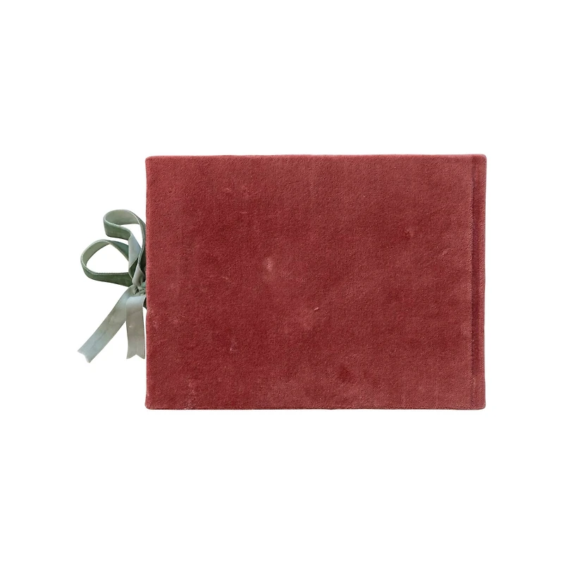 Hello Honey® 8" x 6" Embroidered Cotton Velvet Journal