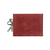 Hello Honey® 8" x 6" Embroidered Cotton Velvet Journal