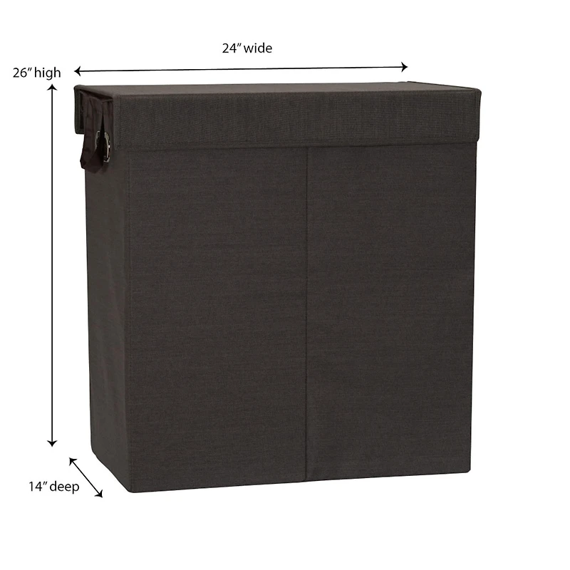 Household Essentials Collapsible Laundry Sorter with Lid