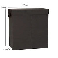 Household Essentials Collapsible Laundry Sorter with Lid