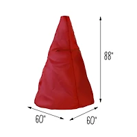 Honey Can Do 8ft. Red Upright Christmas Tree Storage Bag