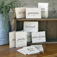 Hortense B. Hewitt Co. Kraft Wedding Party Thank You Set