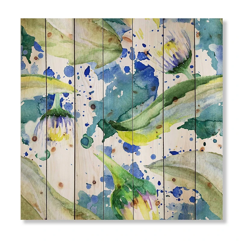 Designart - Daisy Flowers Aquarelle Impression I