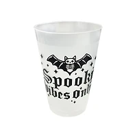 14oz. Frosted Spooky Vibes Plastic Cups, 10ct. by Celebrate It™