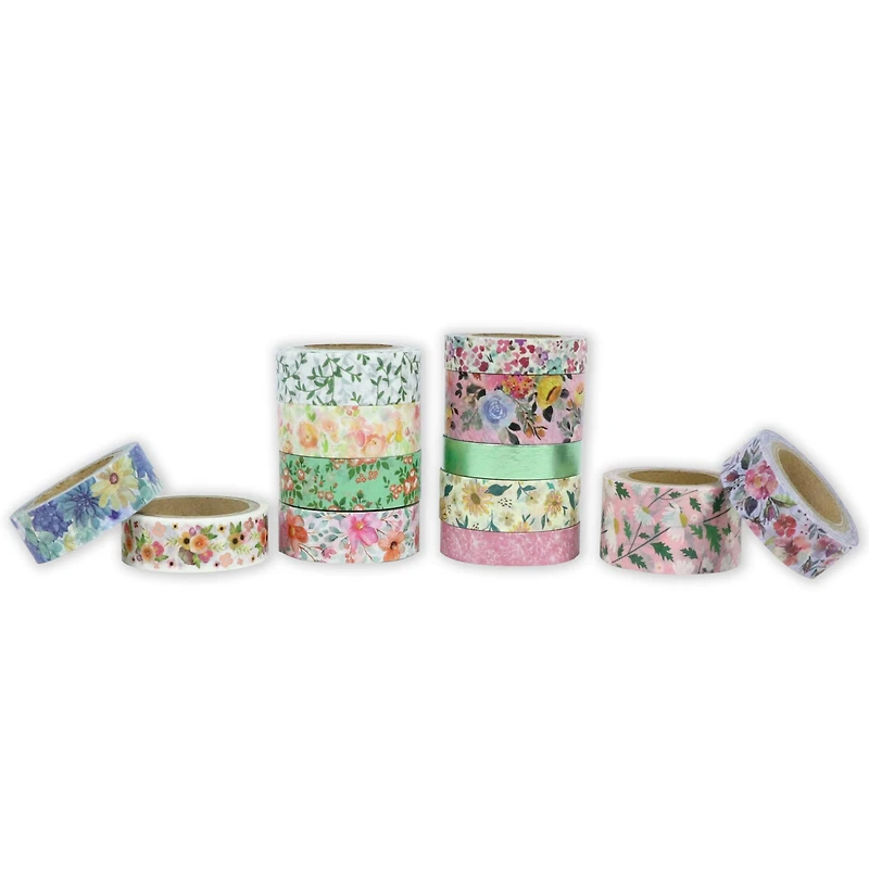 12 Pack: Floral Crafting Tape Set by Recollections™