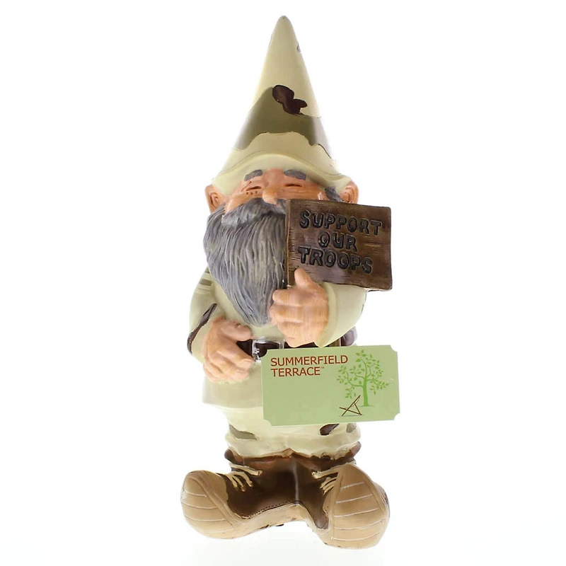 11.5" Support Our Troops Garden Gnome