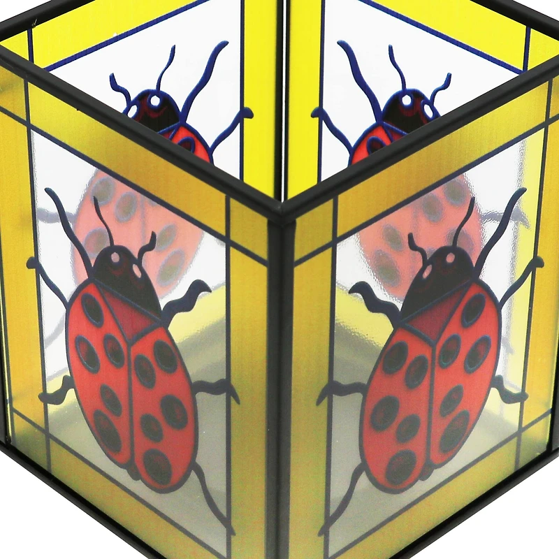 6" Ladybug Glass Lantern by Ashland®