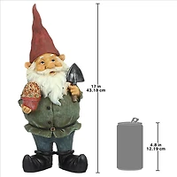 Design Toscano 17" Dagobert with Gifts Garden Gnome Statue