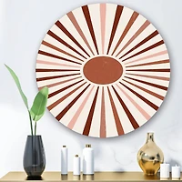 Designart - Geometric Radiant Sun