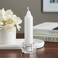 48 Pack: 6" White Carriage Candle by Ashland®