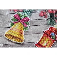 MP Studia Christmas Magnets Plastic Canvas Counted Cross Stitch Kit