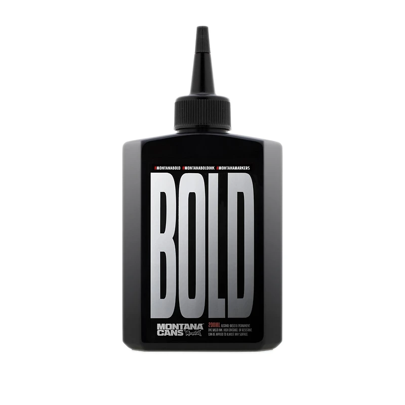 Montana BOLD Ultra Black Ink Refill, 200mL