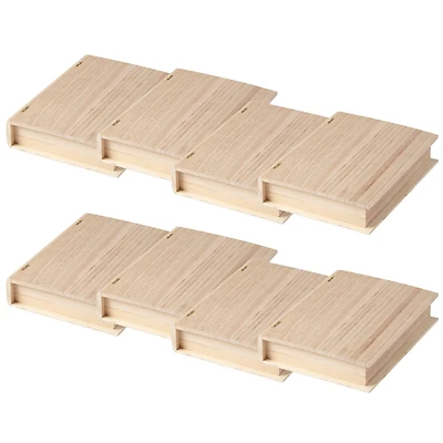 8 Pack: 9.5" Wood Book Box by Make Market®