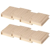 8 Pack: 9.5" Wood Book Box by Make Market®