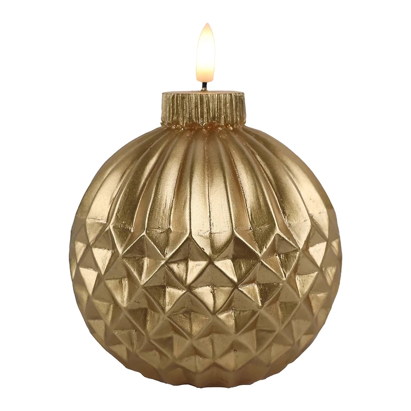 4.5" Ornament LED Wax Candle by Ashland