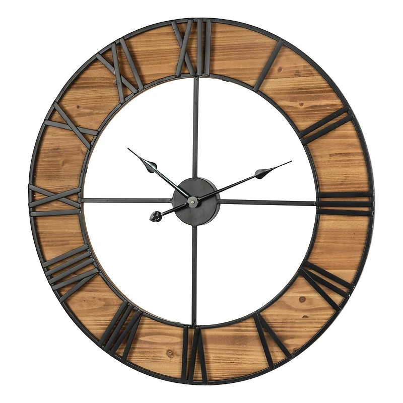 Glitzhome® 30" Oversized Farmhouse Wall Clock