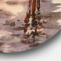 Designart - Panorama of Venice Laguna At Sunset