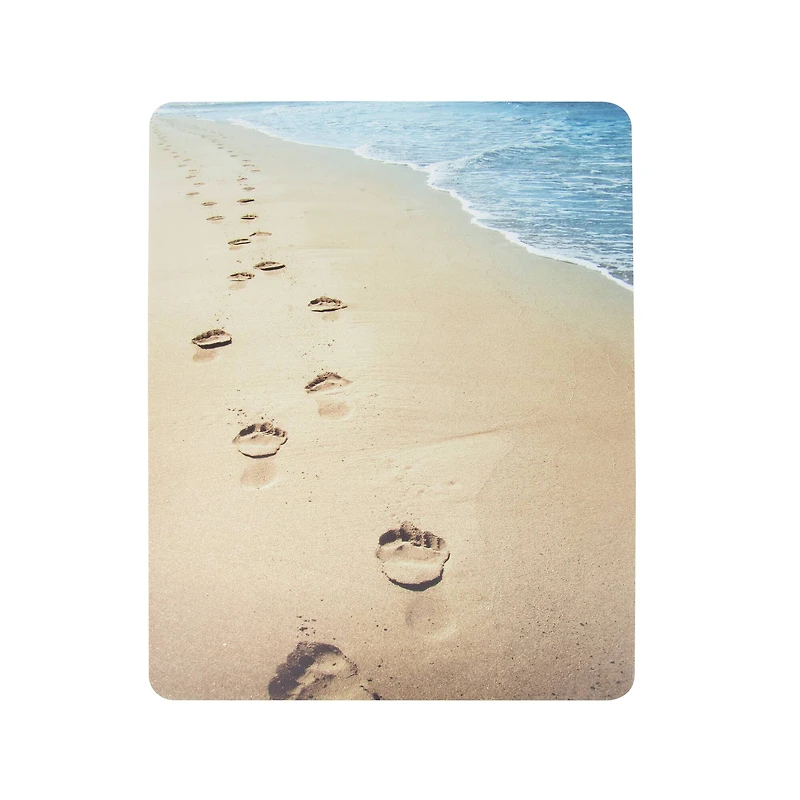 Mind Reader 9-to-5 Collection Tan Life's a Beach Art Office Chair Mat
