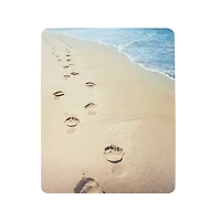 Mind Reader 9-to-5 Collection Tan Life's a Beach Art Office Chair Mat