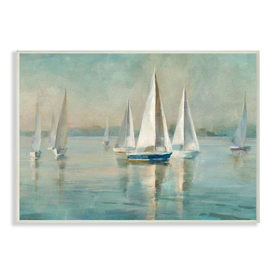 Stupell Industries Sailboats & Lake Nautical Wall Art