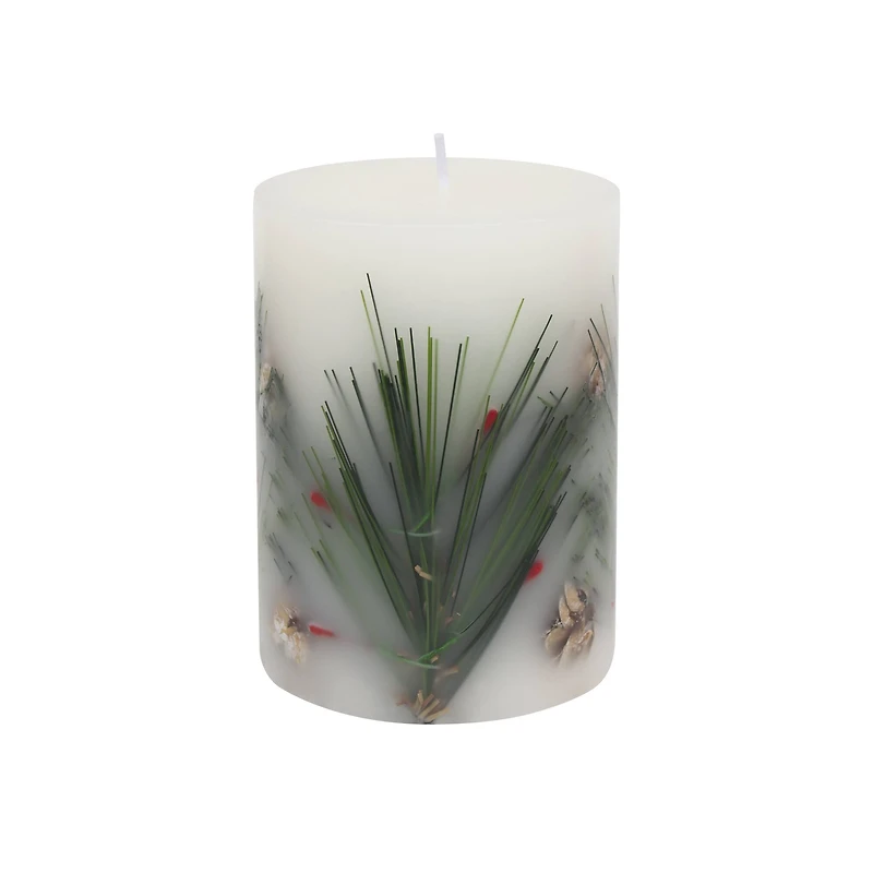 White Twig Santal Embers Scented Pillar Candle by Ashland