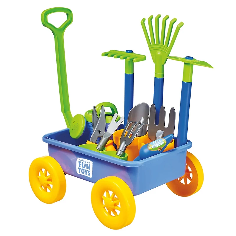Nothing But Fun Toys Let's Garden Wagon Playset