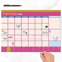 2026 Sherbet Medium Desk Pad Monthly Blotter Calendar