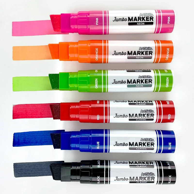ArtSkills® Jumbo Chisel Tip Markers for Signs & Projects