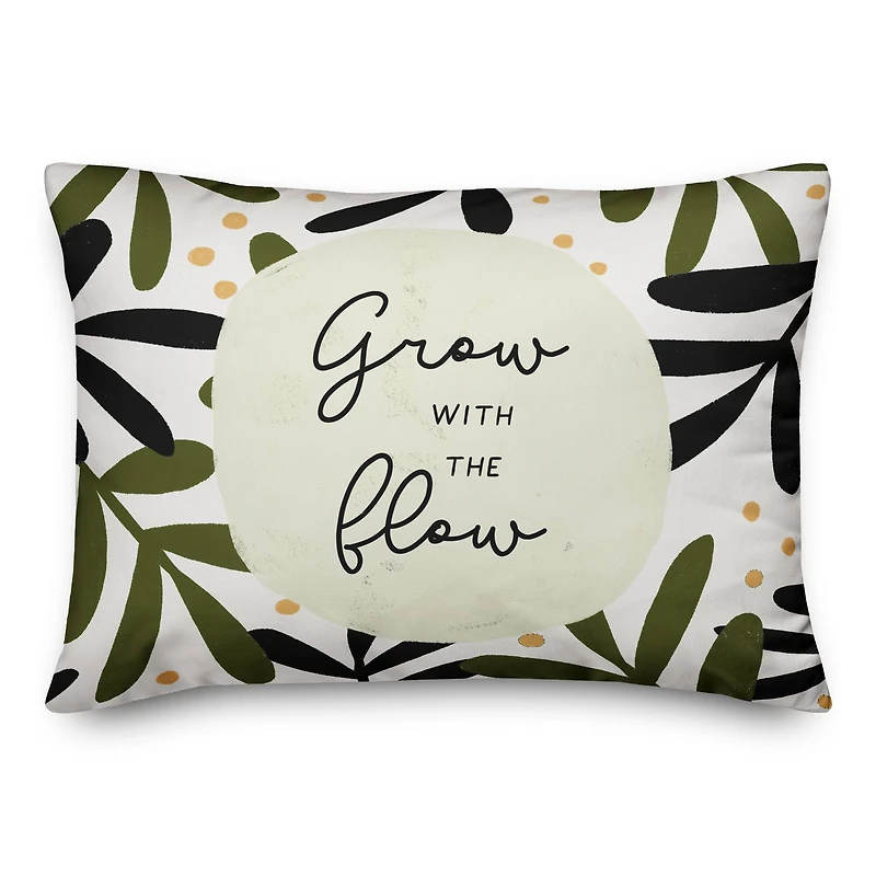 Grow With The Flow 14" x 20" Throw Pillow