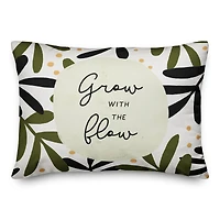 Grow With The Flow 14" x 20" Throw Pillow