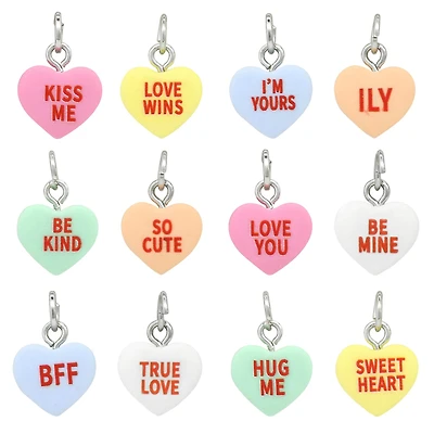 Conversation Hearts Charm Mix by Bead Landing™