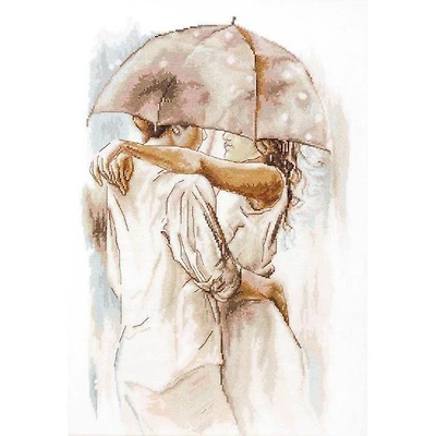Luca-s Under Umbrella Counted Cross-Stitch Kit