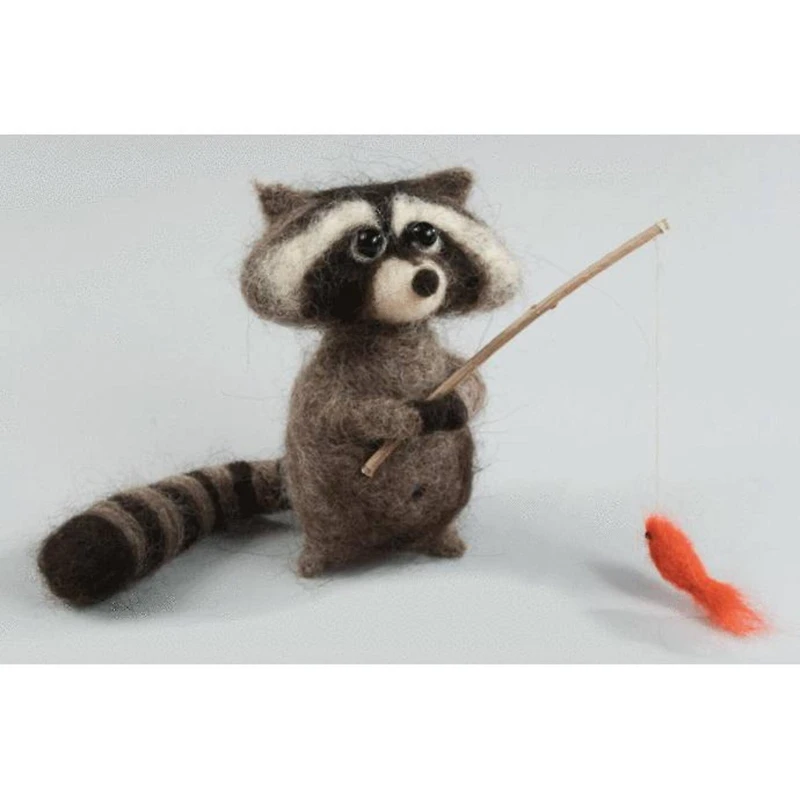 Charivna Mit Felting Racoon Kit